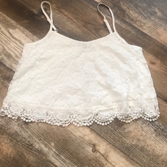 lace spaghetti strap top